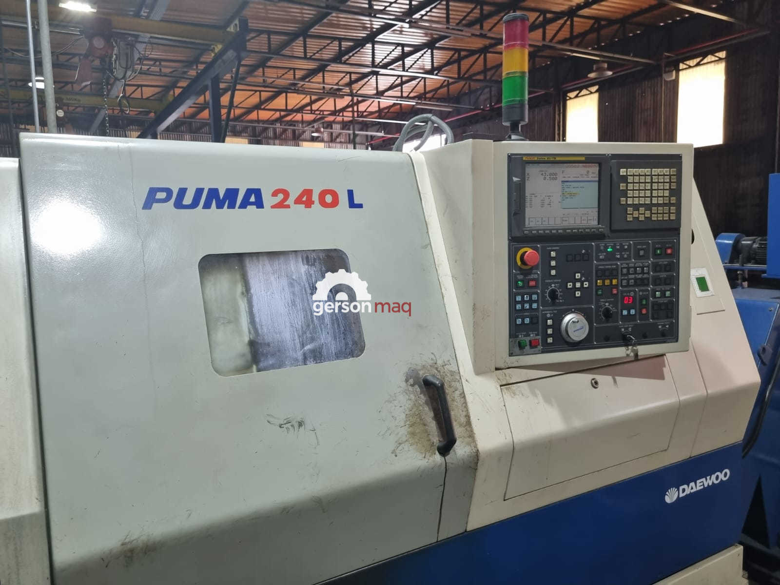 TORNO CNC DAEWOO PUMA 240 L ANO 2005
